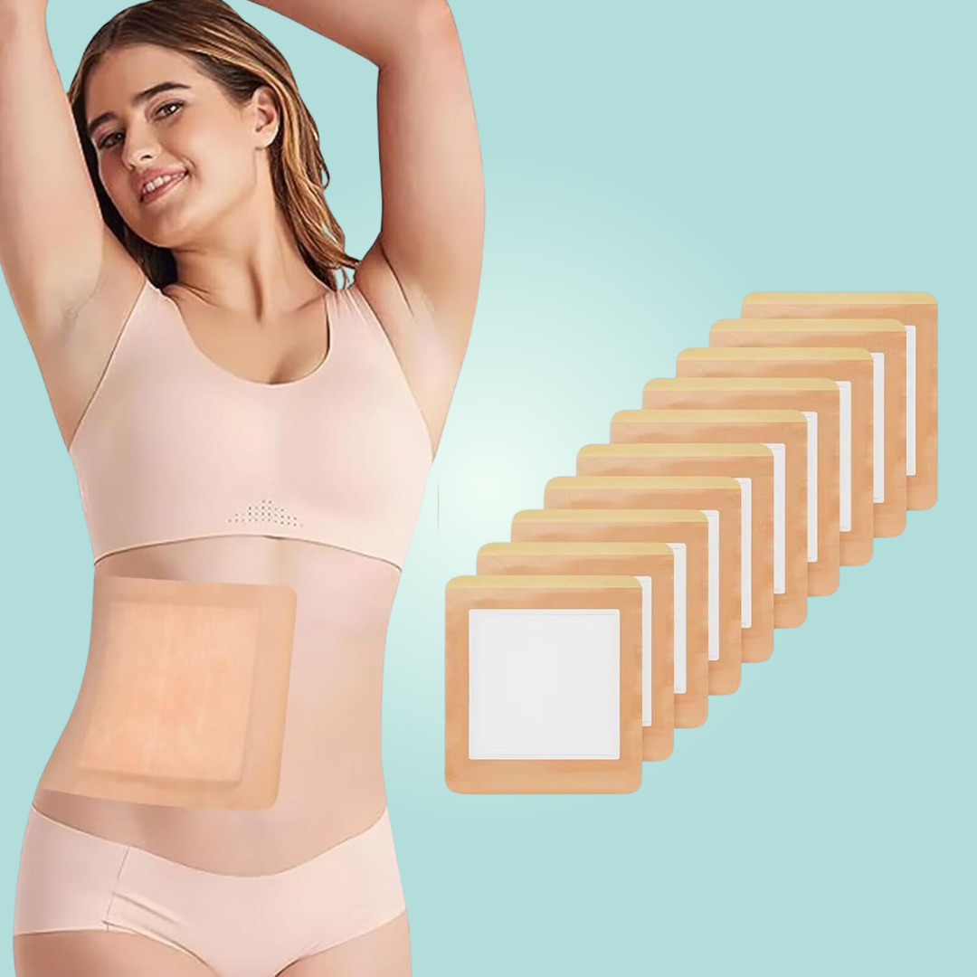Vexivo Adhesive Disposable Castor Oil Wraps (10 pcs)