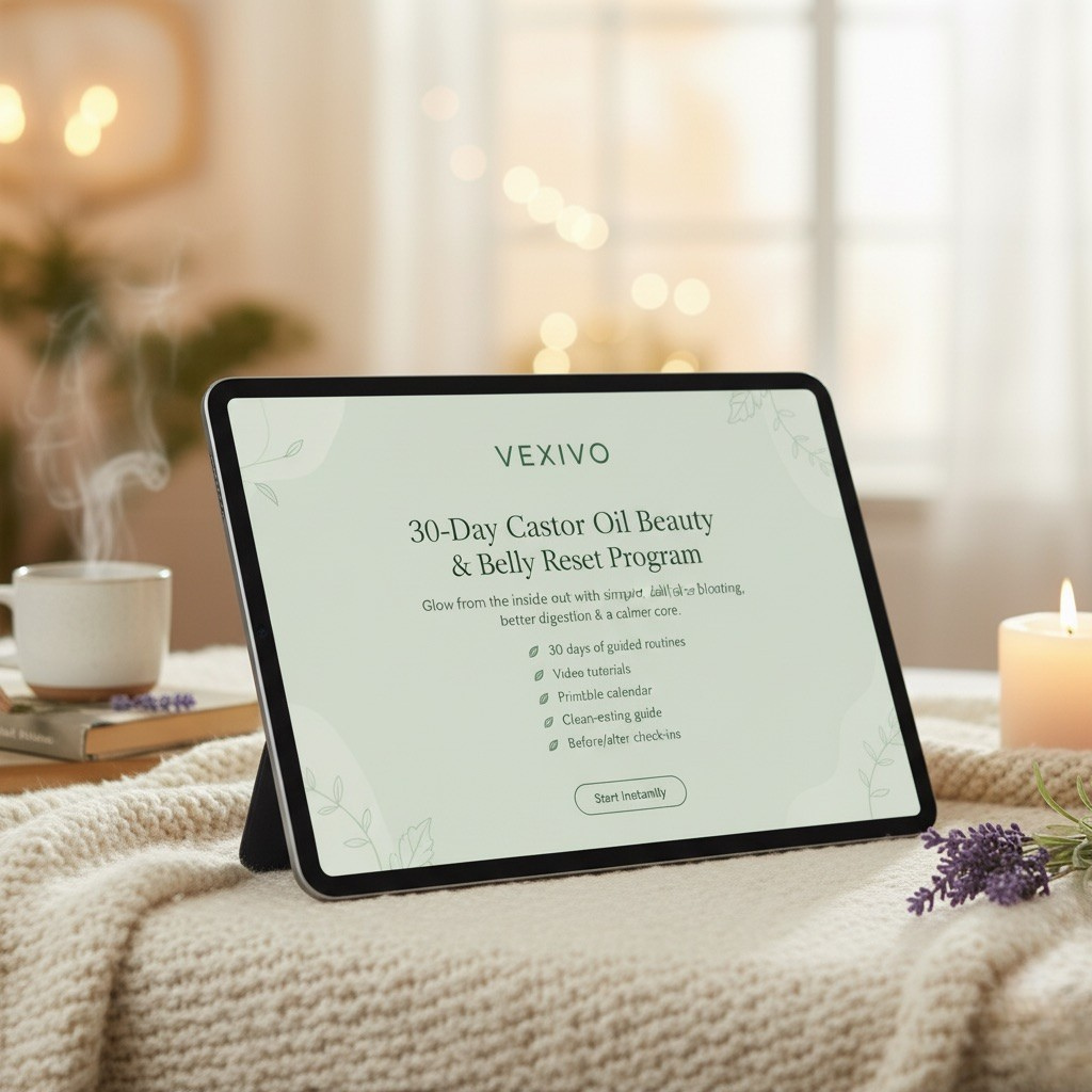 30-Day Castor Oil Beauty & Belly Reset Program