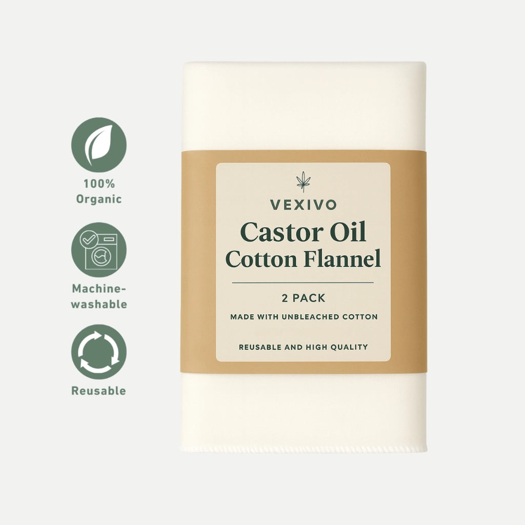 Vexivo 100% Organic Cotton Flannel