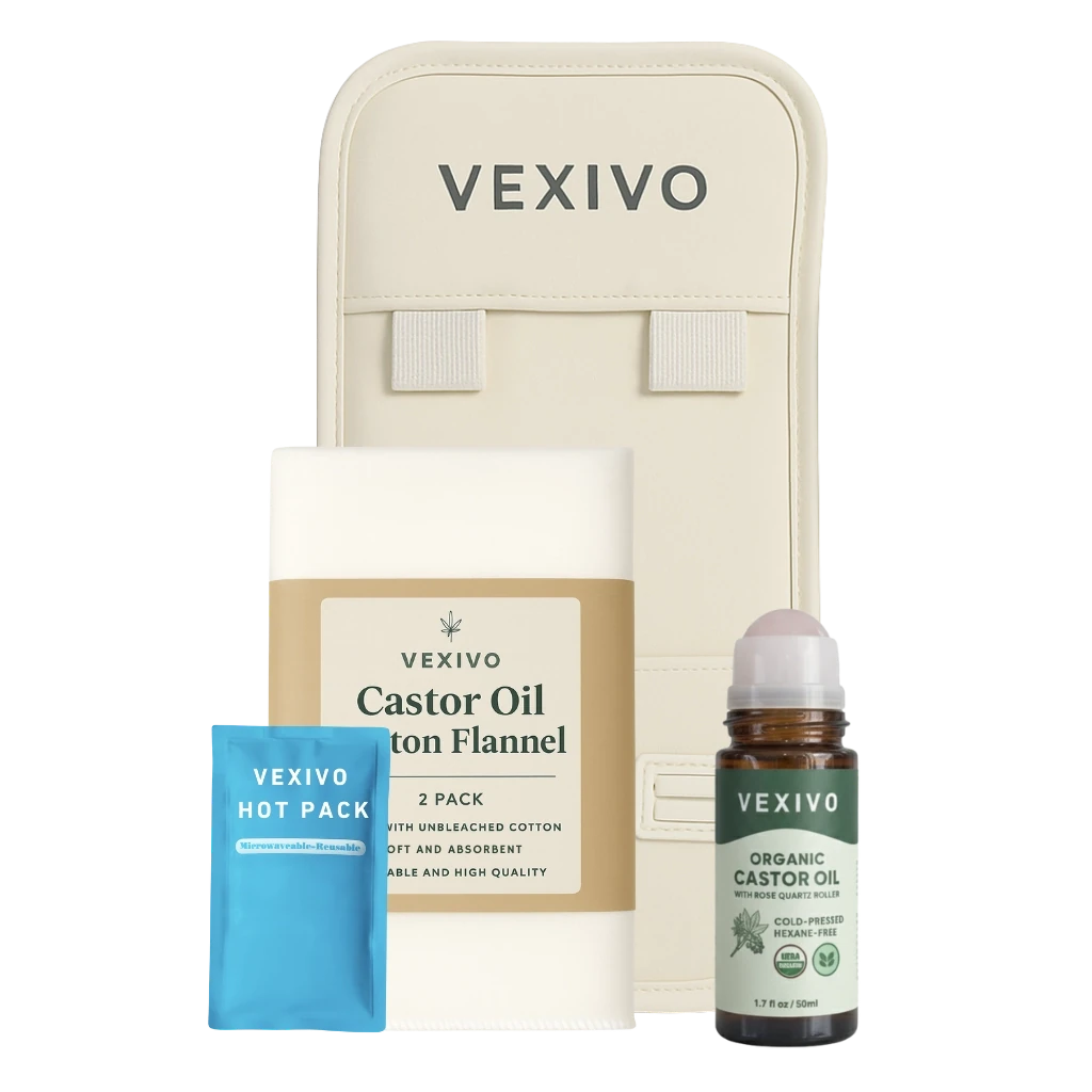 Vexivo® Castor Oil Roll-on Wellness Pack